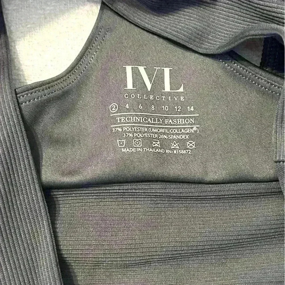 IVL Collective Sports Bra in Slate Blue Size 2 - Picture 3 of 3